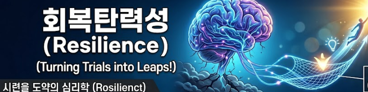 회복탄력성과 뇌 신경 가소성 원리 분석 이미지